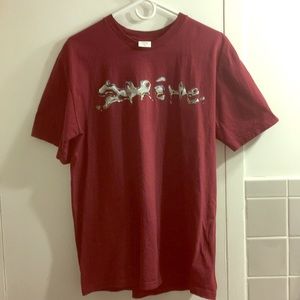 Supreme Liquid Tee Burgundy